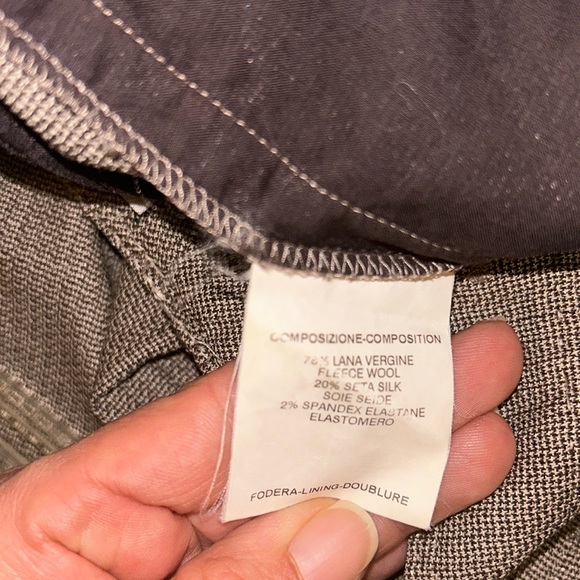 YVES SAINT LAURENT WOOL/SILK PANTS - Picture 8 of 11